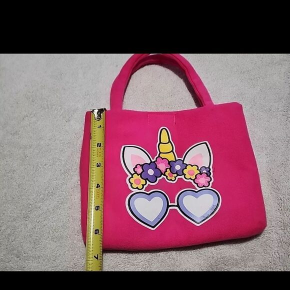 Pink Unicorn Kids Tote Bag - Picture 3 of 5